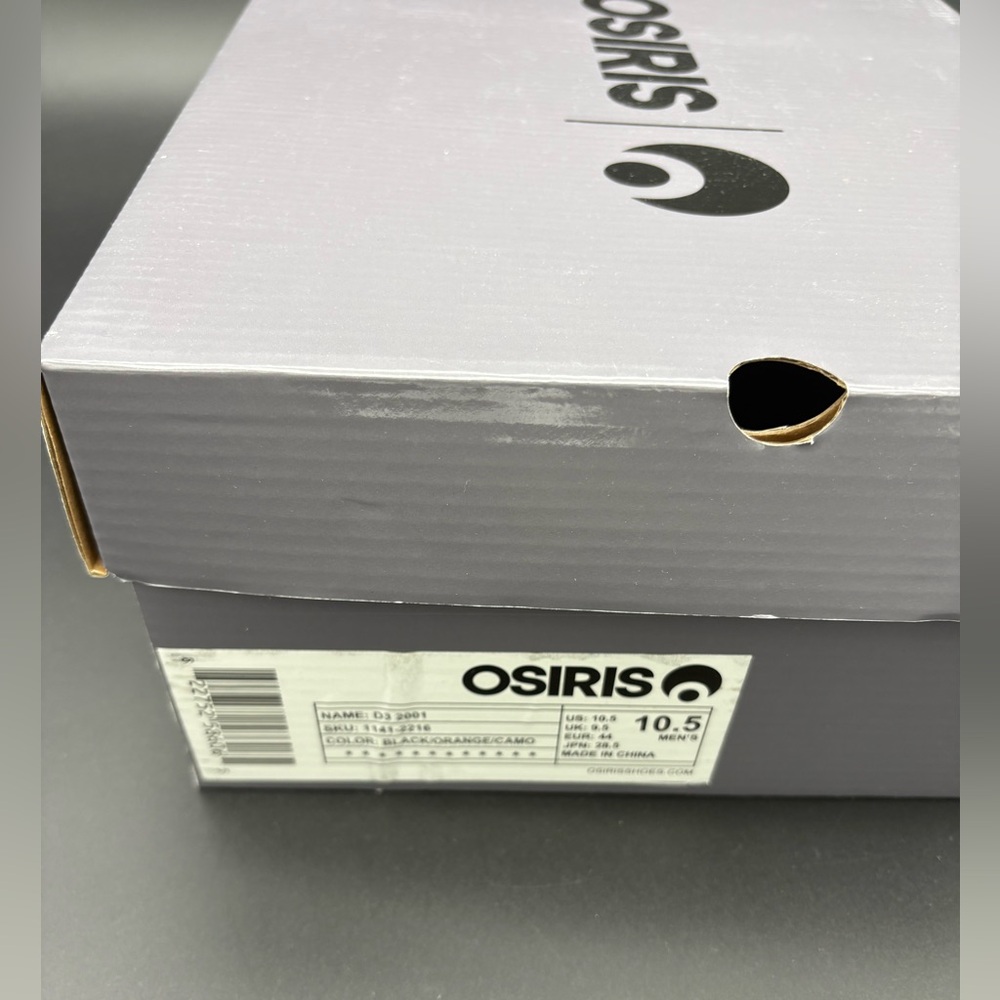 Osiris Homme D3 2001 Chaussure Skate Shoes Sneakers Camouflage BRAND NEW 10.5 - Picture 7 of 8